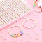 1400 pieces Round Letter Beads for Jewelry Making, 28 Style Gold A-Z Alphabet Acrylic Beads Kits Heart Beads for Bracelets Making (4 * 7mm)